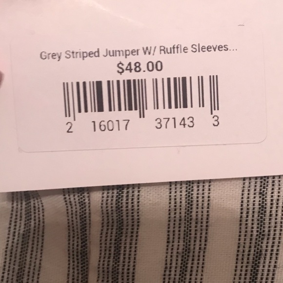 Striped Wide Leg Jumpsuit - Picture 7 of 8